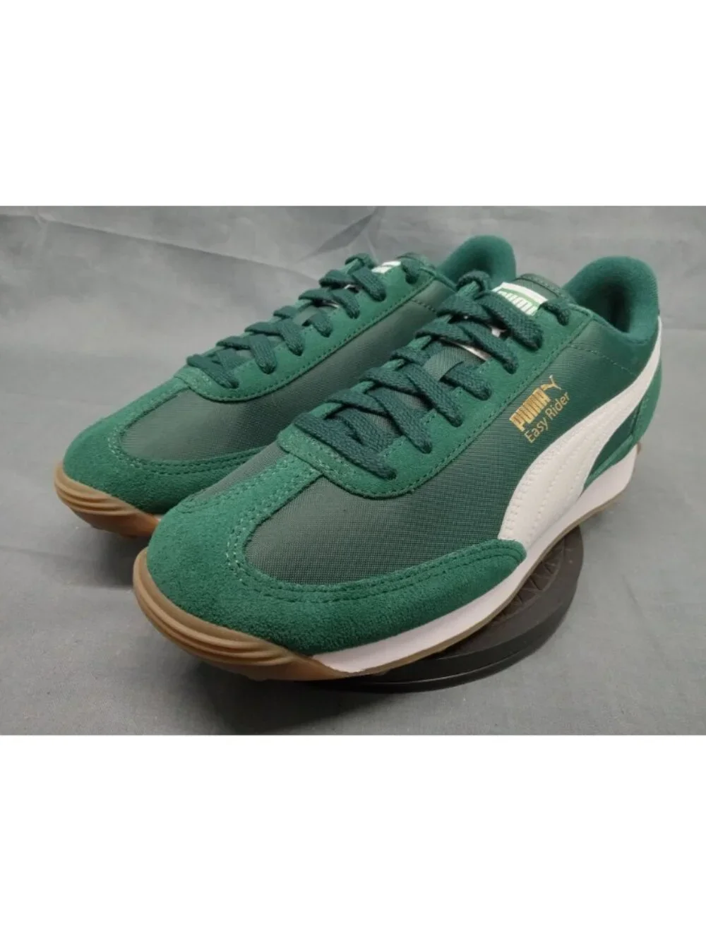 Puma Easy Rider Vintage Jr (GS) Dark Myrtle Green Puma Boys Size 7 NEW NO BOX!